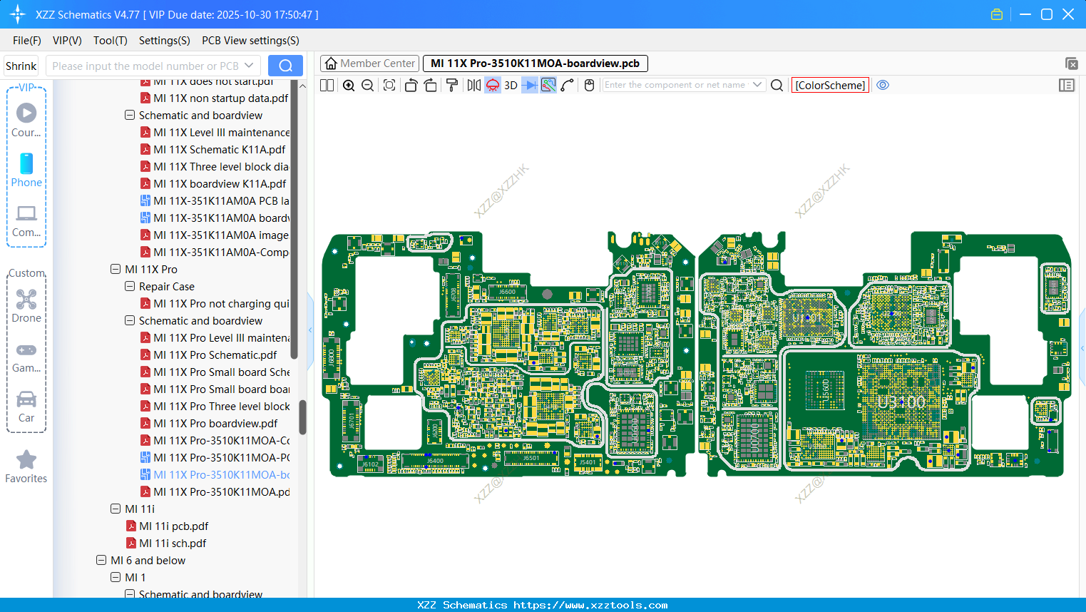 Xiaomi MI 11X Pro-3510K11MOA-boardview